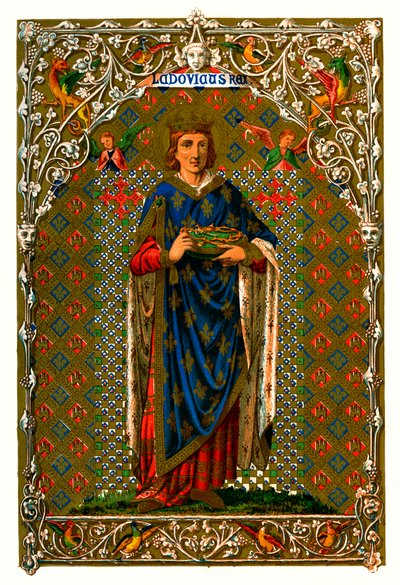 St Louis Louis IX, King of France, 1886 by Unbekannt