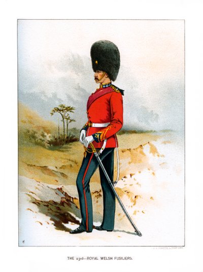 The 23rd Royal Welsh Fusiliers by Unbekannt