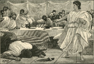 The Banquet of Philip by Unbekannt