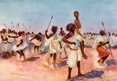 The Borana Bororansi dance, Somaliland by Unbekannt