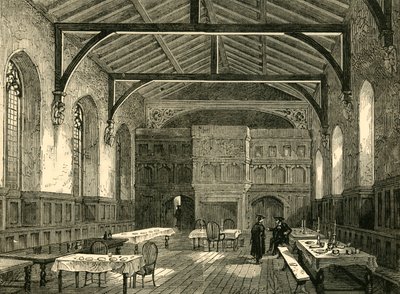 The College Hall, 1881 by Unbekannt