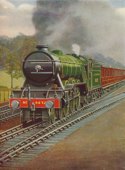 The Flying Scotsman Passing Hadley Wood, L.N.E.R. by Unbekannt