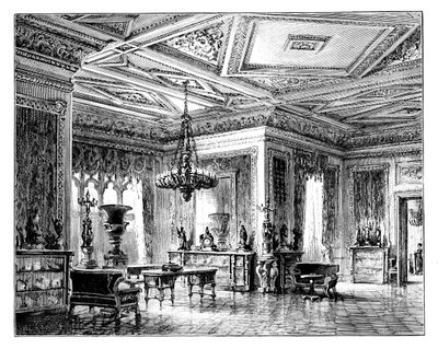 The Green Drawing Room, Windsor Castle, c1888 by Unbekannt