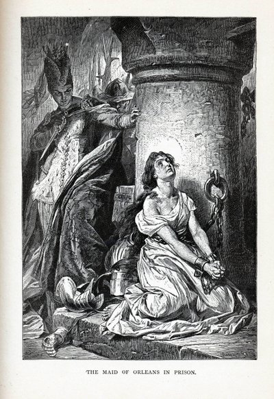 The Maid of Orleans in Prison by Unbekannt