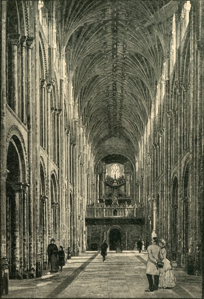 The Nave, Norwich Cathedral by Unbekannt