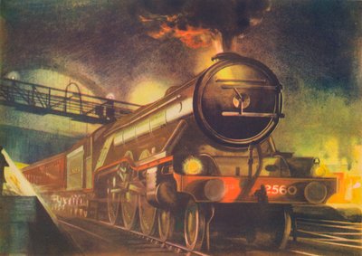 The Night Scotsman, leaving Kings Cross, 1940 by Unbekannt