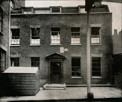 The Old Farm-House at Tottenham Court Road by Unbekannt