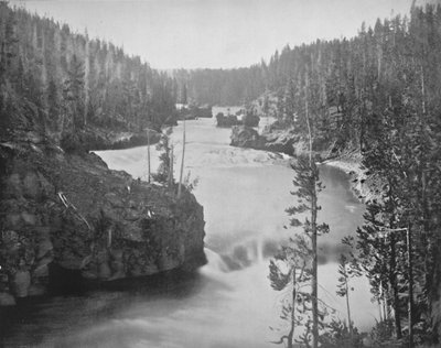 The Rapids of the Yellowstone, 19th century by Unbekannt