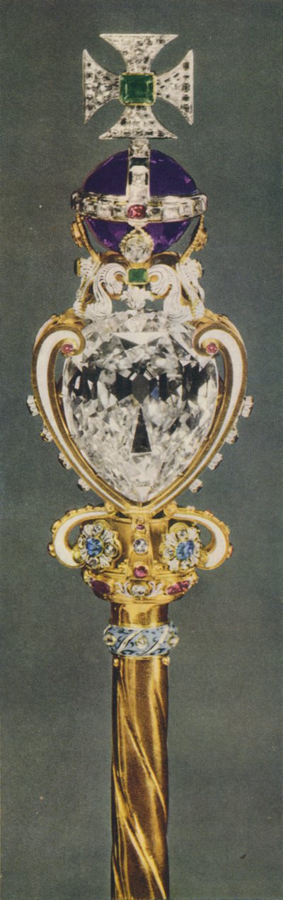 The Royal Sceptre with The Cross by Unbekannt