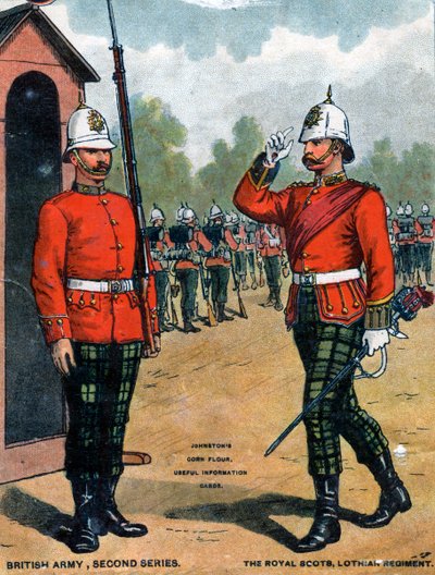 The Royal Scots Lothian Regiment by Unbekannt