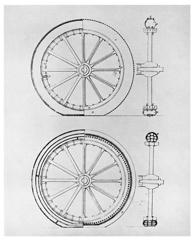 The first pneumatic tyre by Unbekannt