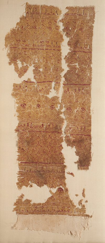 Tiraz with dense guilloche bands, 1100s by Unbekannt