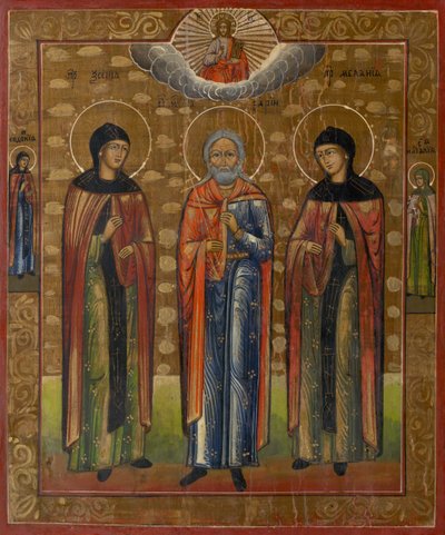 Three Saints by Unbekannt