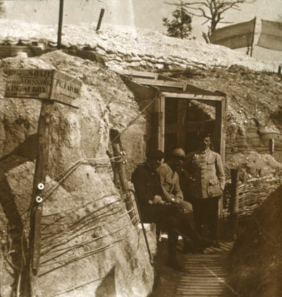 Trenches, Champagne, Northern France, c1914-c1918 by Unbekannt