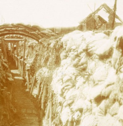 Trenches, front line, Diksmuide, Belgium by Unbekannt