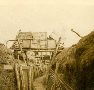 Trenches Near Les Éparges, Northern France, c1914-c1918 by Unbekannt