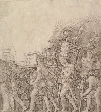 Triumph of Caesar: Soldiers Carrying Trophies by Unbekannt