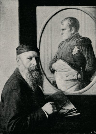 Verestchagin Painting a Picture of Napoleon, c1890 by Unbekannt