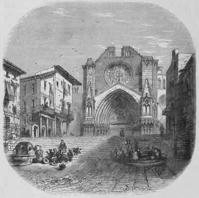 View in Tarragona, c1880 by Unbekannt