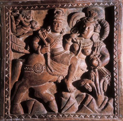 Vikrama, Terracotta Bas Relief, 5-6th Century by Unbekannt