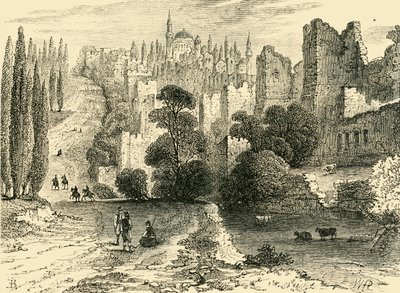 Walls of Constantinople in the Sixteenth Century by Unbekannt