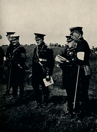 With General French at Army Manoeuvres, 1912 by Unbekannt