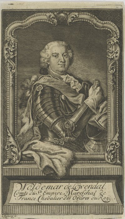 Woldemar Freiherr von Löwendal 1660-1740 by Unbekannt