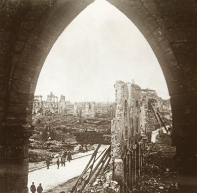 Ypres in Ruins, Flanders, Belgium, c1914-c1918 by Unbekannt