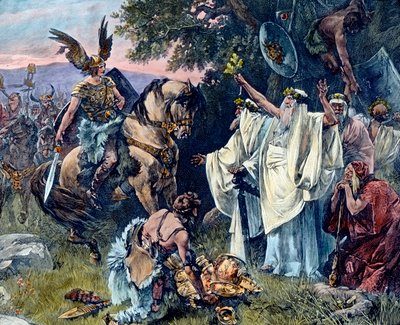 Armin among the priests by Unbekannter Künstler