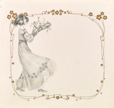 Design for a Title Page by Unbekannter Künstler