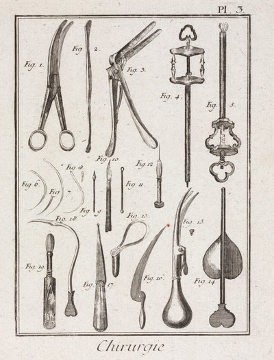 Early-Modern Surgical instruments by Unbekannt