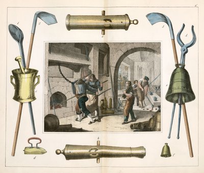 Fabrication, Weapons & Armaments: The Bell Founder by Unbekannt