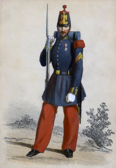 Grenadier of the Line by Unbekannter Künstler