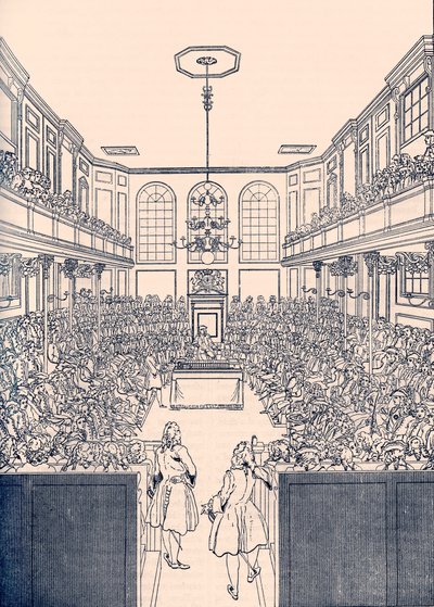 House of Commons in London by Unbekannter Künstler