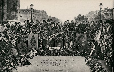 Interment of the Unknown Soldier by Unbekannter Künstler