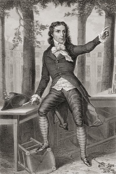 Lucie Simplice Camille Benoît Desmoulins by Unbekannt