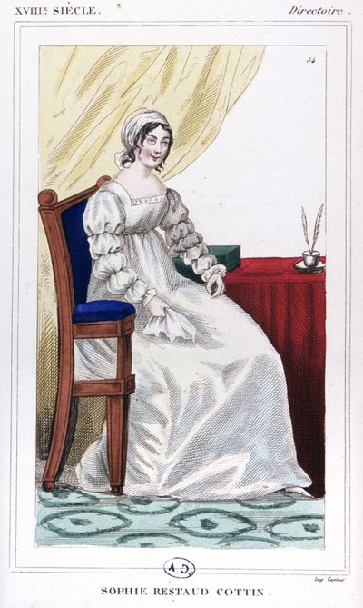 Mrs. Cottin, c.1810 by Unbekannter Künstler