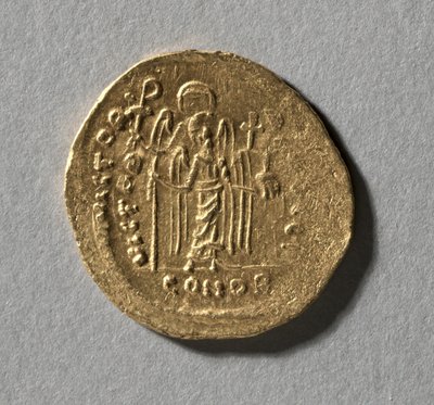 Solidus of Maurice Tiberius, 583-602 by Unbekannt