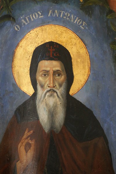 St. Anthony Icon by Unbekannt