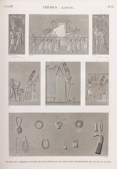 Thebes, Karnak by Unbekannt