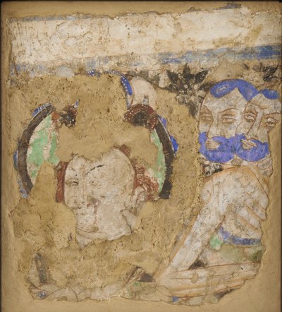 Bodhisattvas and Monks, from Cave 224 by Unidentified