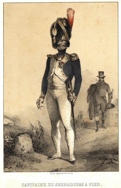 Captain of Grenadiers on Foot by Unknown artist