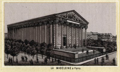 Church of the Madeleine in Paris by Unknown artist