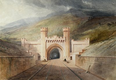 Clayton Tunnel Railway Portal by Unknown artist