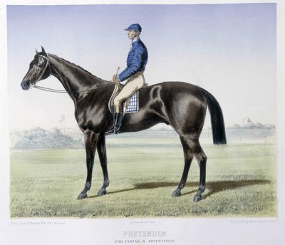 Horseback Riding: Pretender, English Derby Winner by Unknown artist