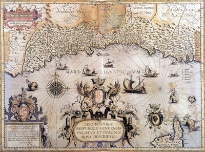 Map of the Republic of Genoa by Unknown artist