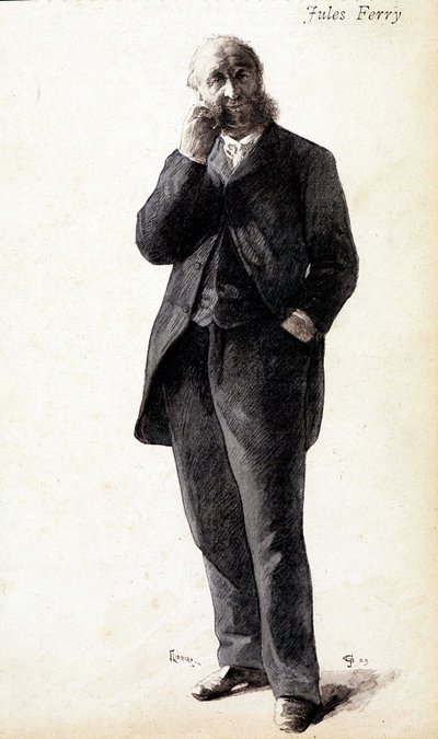 Portrait of Jules Ferry, circa 1880 by Unknown artist