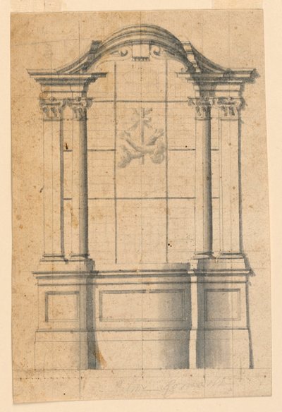 Aedicule with Coat-of-Arms by Unknown artist