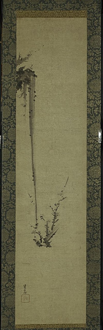Bamboo and Plum by Unknown artist