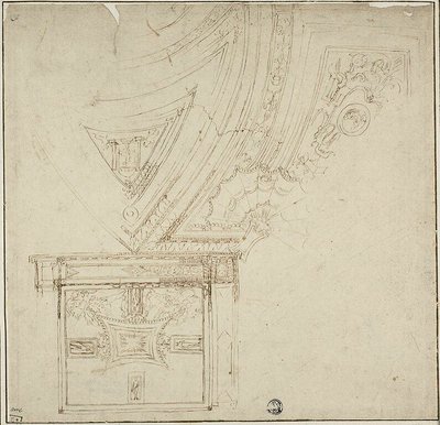 Ceiling Decoration with Grotesques by Unknown artist